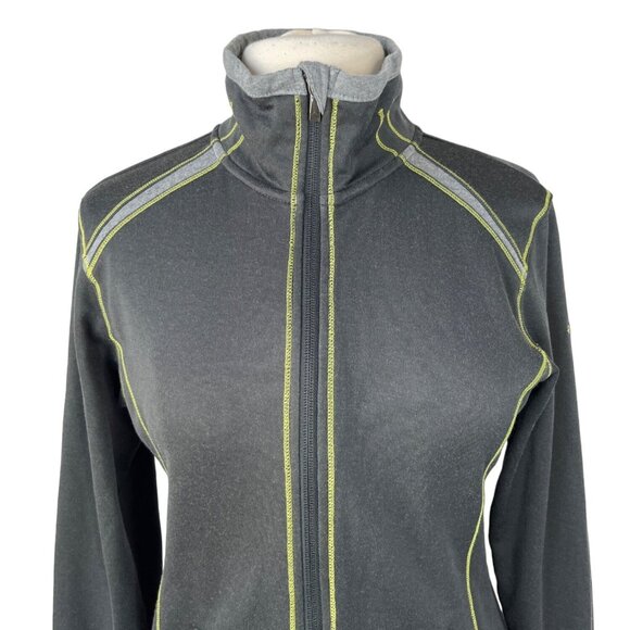 Columbia Omni Wick Zip Front Jacket Womens Medium Gray Activewear - Picture 3 of 9